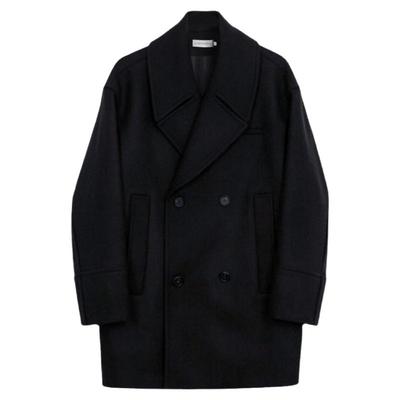 男士短款休闲韩版加厚毛呢外套