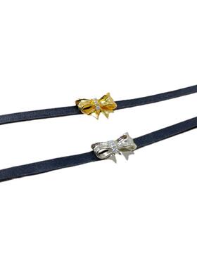 choker项链皮革可爱甜美项圈女