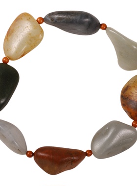 和田玉独籽原籽手串CMA鉴定证书