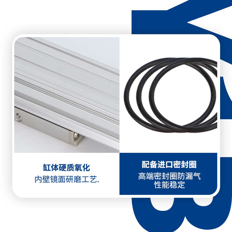 SMC全新机械式无杆气缸MY1B16G/20/25/30-40/50/63-200L-300H500Z