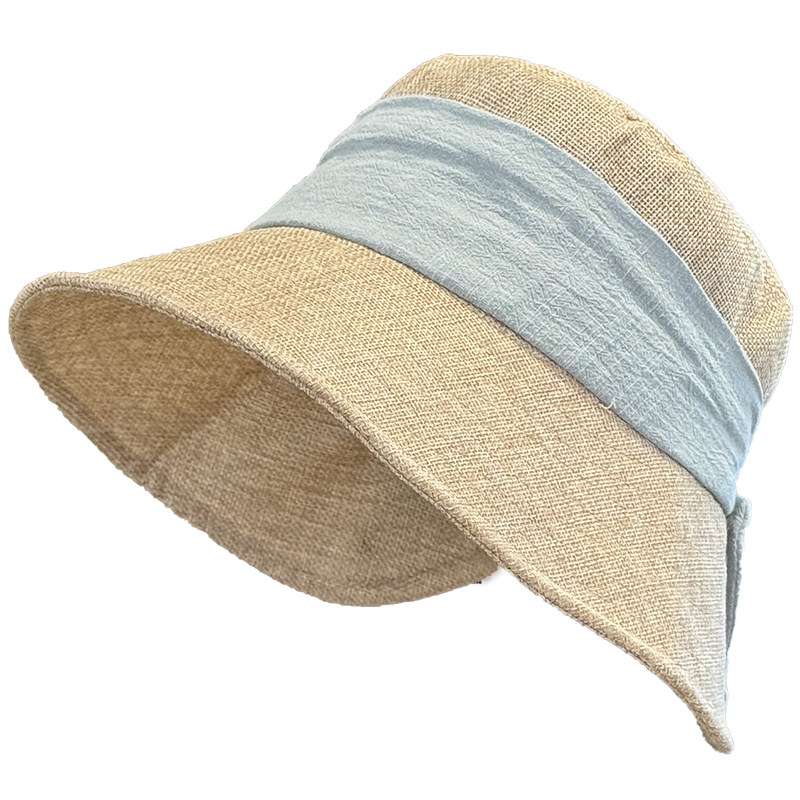 赫本风蝴蝶结渔夫帽女夏季防晒