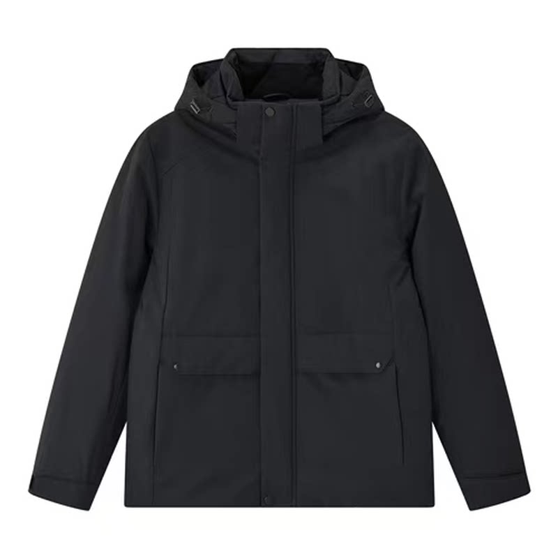 正品佐丹奴羽绒服男2026新款防风连帽加厚保暖羽绒外套01075615