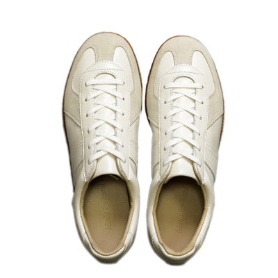 枯骨经典配色小众复古板鞋rof德训鞋1700L真皮小白鞋男女情侣鞋