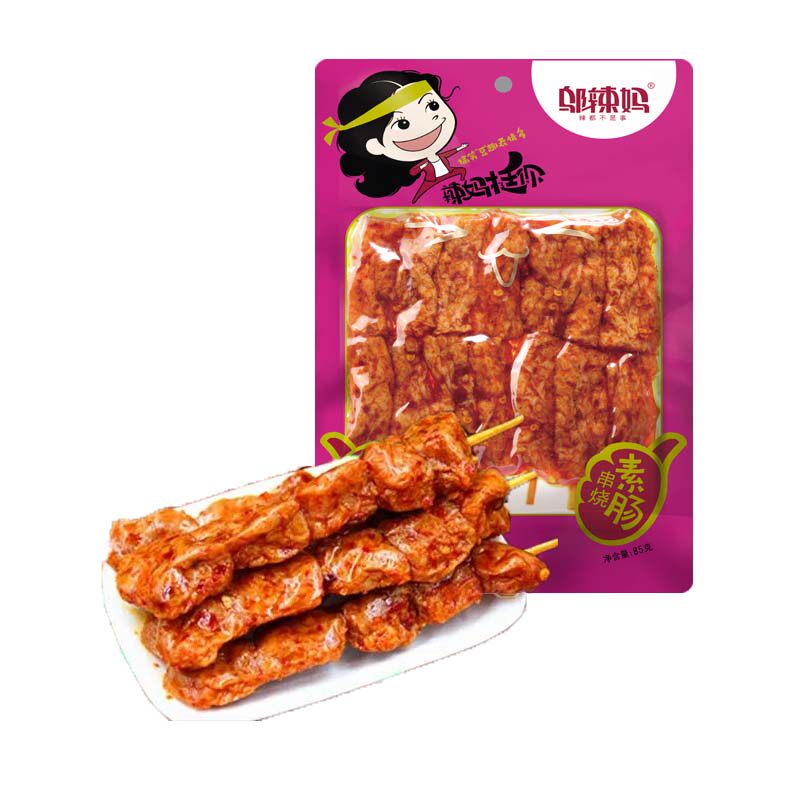 邬辣妈素肉豆干包丸子休闲素肠