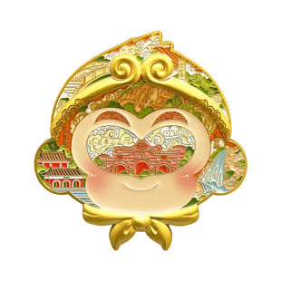 连云港花果山西游孙悟空金属锌合金冰箱贴文创礼物旅游纪念品磁吸