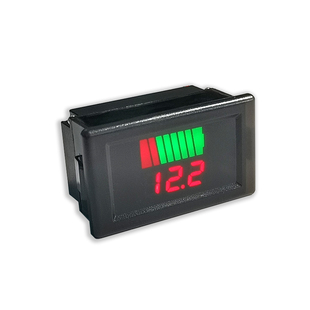 防水电量显示表 三元 磷酸铁锂 铅酸电瓶电量电压表 电动车显示器