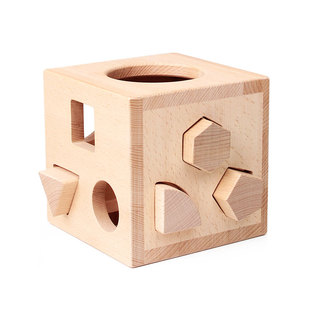 王子妈妈形状配对玩具几何套柱塞塞乐智力盒宝宝抓握训练益智早教