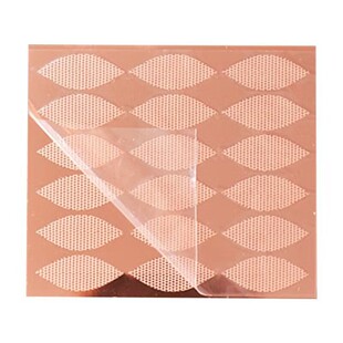 新品送工具蕾丝双眼皮贴遇水即粘加宽半月型轻薄透气美目贴免胶水