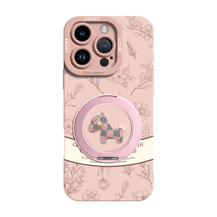 复古小马适用苹果16pro手机壳iPhone17promax硅胶16女款17air防摔plus磁吸14支架13超好看12带挂绳的手机套11