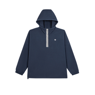 Wilson威尔胜官方26年春季新款女士拉绒面料保暖网球运动连帽卫衣