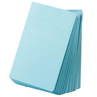 单词卡空白卡片纸彩色硬卡创意diy自制识字卡片英语单词记忆卡明信片留言卡加厚便携式手持背书小卡片写字卡