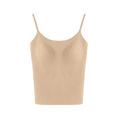 小禾【无痕内衣】高弹舒身内里无钢圈固定胸垫不跑杯零感无痕内衣