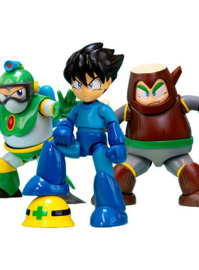 Jada 1/12 Mega Man 洛克人 树木人 泡泡人 可动手办 男生礼物
