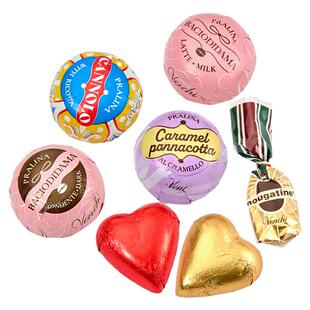 意大利进口VENCHI/闻绮纯黑巧克力曲奇夹心散装零食天然coco脂