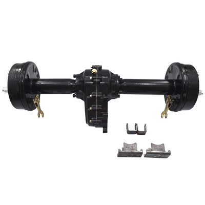 电动分体鼓刹后桥总成鸿利达电机