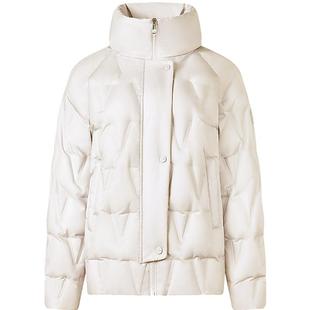 波司登新款轻薄马卡龙压胶羽绒服女宽松立领短款保暖不跑绒