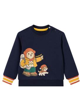 TeenieWeenieKids印花加绒卫衣