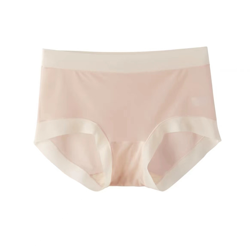 日单爱心女士蚕丝蛋白内裤冰丝三角裤少女无痕丝滑超薄短裤速干