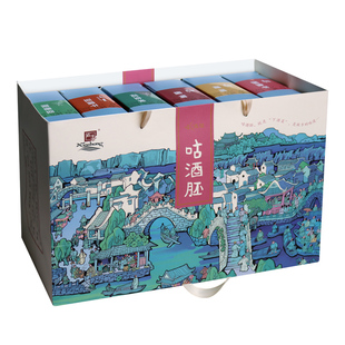 绍兴特产咸亨酒店过酒坯软糯茴香豆花生豆腐干糟鸡酱鸭醉鱼干