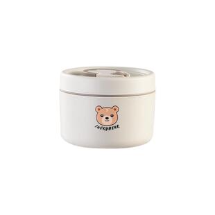 316L不锈钢保温饭盒上班族微波炉餐盒儿童学生便当盒圆形密封汤罐