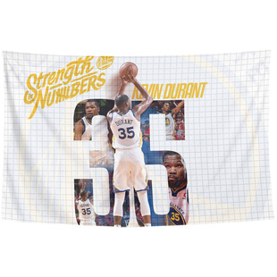 凯文KD杜兰特篮球球迷同学朋友定制纪念礼物背景布海报挂布挂毯画