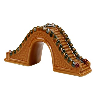 树脂鱼缸造景套餐摆件小桥装饰假山水族箱仿真水草石桥带亭子玉桥