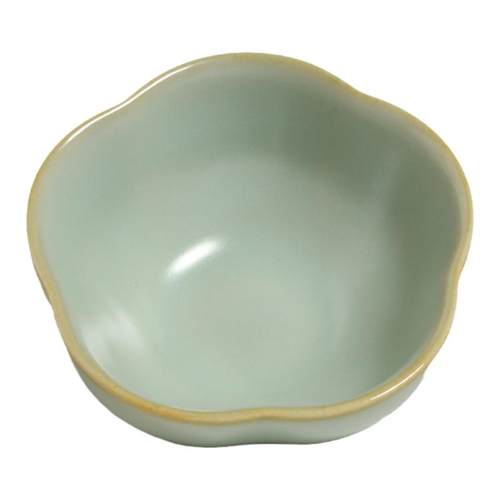 中国台湾蔡晓芳汝窑天青梅花杯开片80ml晓芳窑汝窑茶杯主人杯茶具