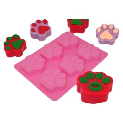 耐高温食品级硅胶大小爪子鱼模具