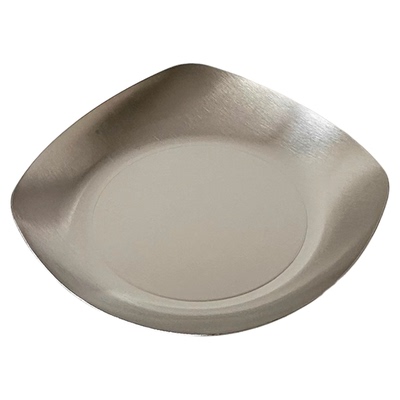 高级感不锈钢盘家用方形金属托盘点心碟面包蛋糕甜品盘小吃盘餐盘