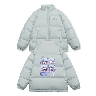 崩坏二次元星穹铁道知更鸟游戏周边印象保暖羽绒服冬季男女面包服