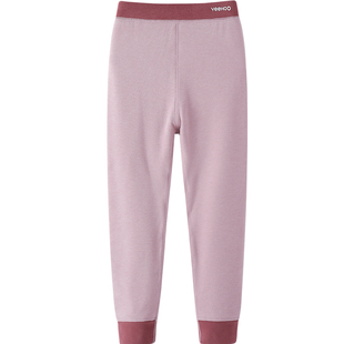 英氏儿童保暖裤加厚棉裤冬羊毛桑蚕丝男童女童高弹打底裤校服神器