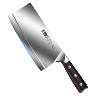 张小泉菜刀家用斩切两用刀厨师专用切片刀不锈钢切菜刀具官方正品