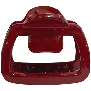 安可拉红抓夹女五角星盘发鲨鱼夹后脑勺发卡头饰蝴蝶结半扎发发抓