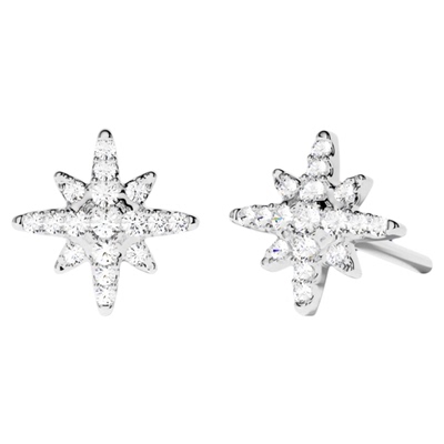 APM迷你六芒星耳钉银简约送礼