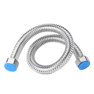 304不锈钢4分冷热波纹管热水器马桶上水进出水耐高压金属软管