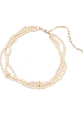 23区三连设计珍珠项链女ONWARD