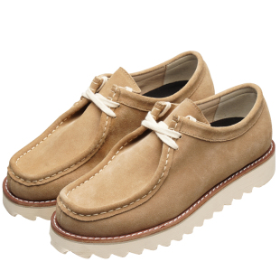 BLESS SHOE WALLABEE ZigZag春夏新款真皮低帮袋鼠鞋休闲鞋手工鞋