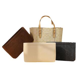 适用coach蔻驰mollie25托特包内胆包茉莉内胆包中包收纳内衬包撑