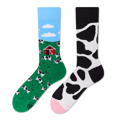 ManyMornings奶牛中筒袜