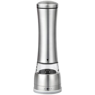 不锈钢白胡椒研磨器瓶磨盐黑胡椒粉海盐粒花椒家用手动德国高端芯