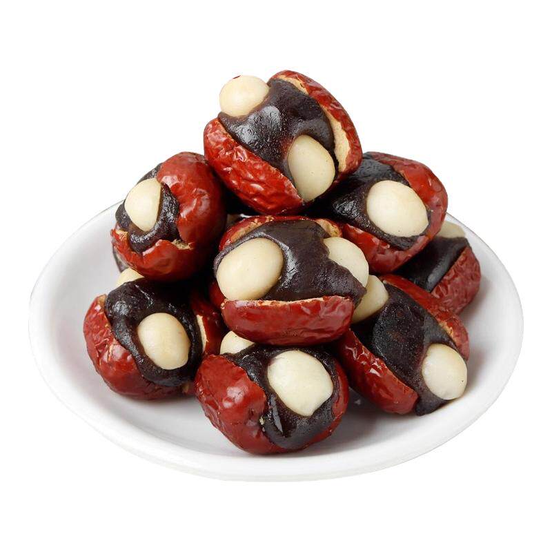 抱富枣血糯米暴富枣抱抱夏威夷果夹心红枣补无添加气血孕妇小零食