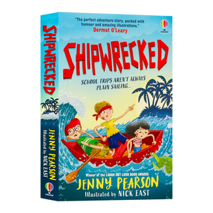 海难逃生 英文原版 Shipwrecked 校园冒险爆笑故事书 中小学生英语课外阅读正版进口童书 屡获殊荣的畅销作家珍妮皮尔森创作 平装