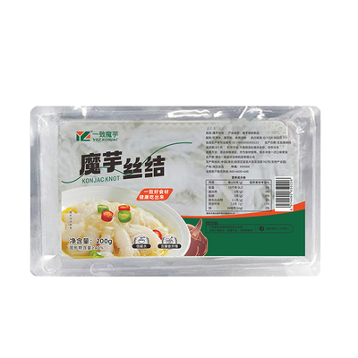 新版一致魔芋丝结0脂肪免煮即食