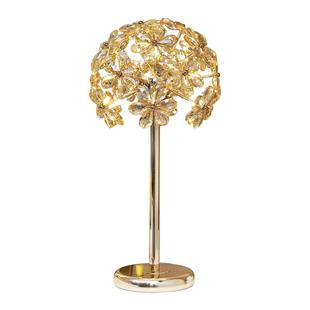 轻奢水晶台灯卧室床头灯创意简约现代触摸高级感温馨结婚落地灯