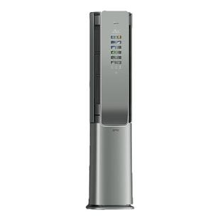 美的空气机3匹一级立式柜机变频冷暖新风无风感除菌空调T5