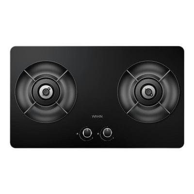 华凌燃气灶双灶炉具厨房家用煤气灶天然气台式嵌入式炉灶猛火HQ52