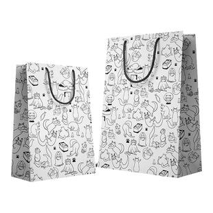 一树的猫原创手绘生日礼物盒包装盒高级感情人节伴手礼盒空盒大号