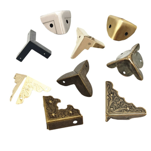 护角包边五金配件金属角码装饰直角木箱酒盒边角古典家具仿古护边