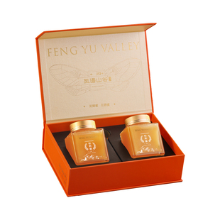 凤语山谷长熟蜜12+纯天然蜂蜜年货礼盒高档送长辈百花蜜250g×2瓶
