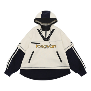 男童卫衣加绒2025冬装新款中大童一体绒连帽上衣加厚帽衫儿童外套